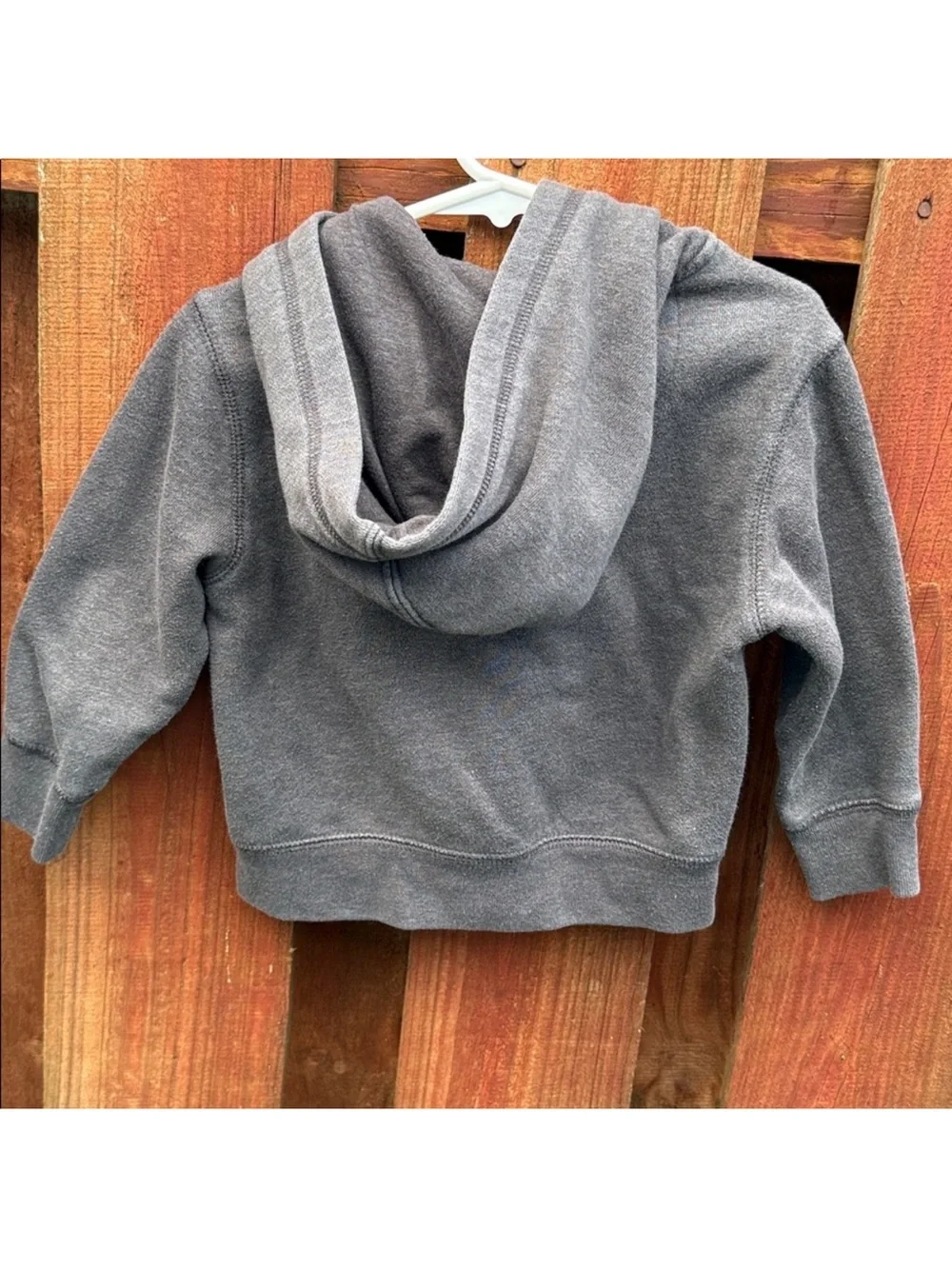 Baby GAP Toddler Charcoal Gray Classic Arch Logo Full Zip Hoodie Size 2T
